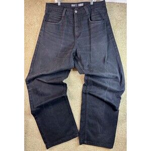 Southpole Jeans Mens 34x33 Baggie Wide Leg Black Skater Hip Hop Baggy RN82628